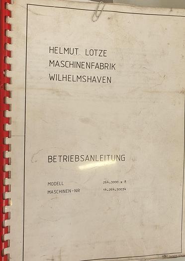 Gebraucht Hydraulische Tafelschere Lotze 264.3000 x 8