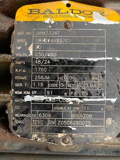 Used Goulds 4'' x 3'' Mild Steel Centrifugal Pump