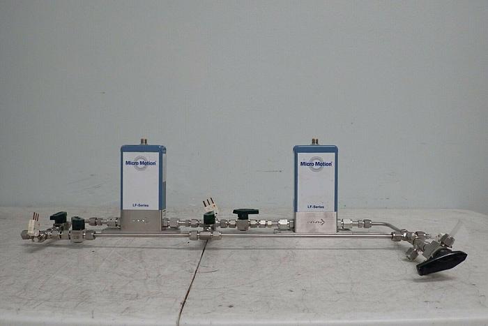 Used 2 Micro Motion LF Type 4X/IP65 Flow Meters LF3M32311VGMEAAZZ LF4M32311VGMEAAZZ