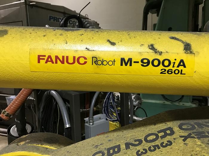 Used FANUC M900iA/260L 6 AXIS CNC ROBOT WITH R30iA CONTROLLER