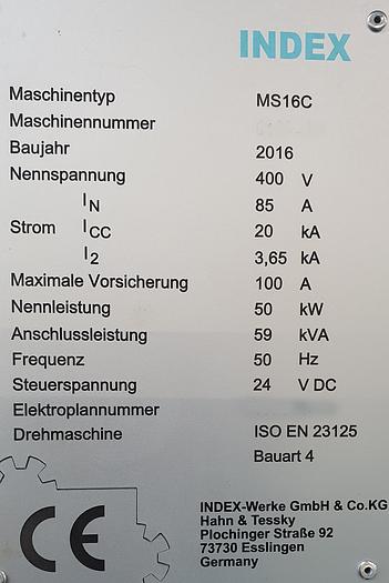 Usato 2017 Index MS 16C