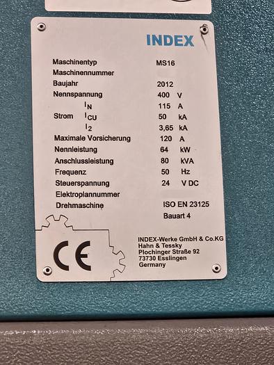 Usato 2012 Index MS 16