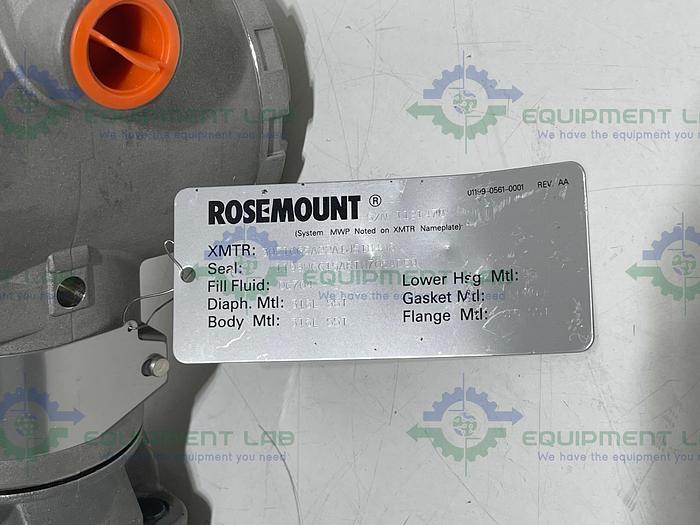 Rosemount 3051 Pressure Transmitter w/ Stainless Steel, Cord Flush Flanged Seal