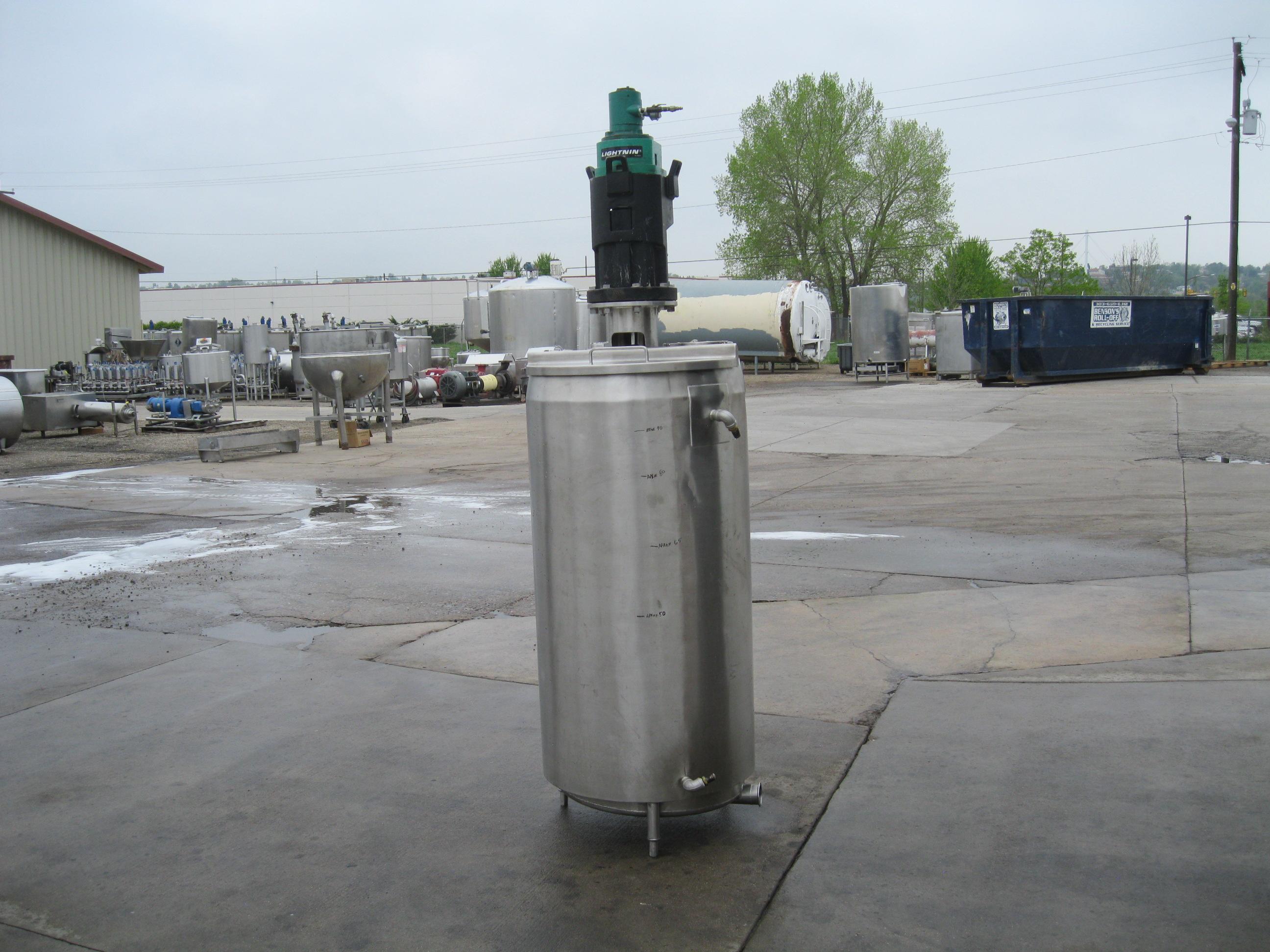 Usado 80 GALLON PROCESSOR TANK WITH AGITATOR