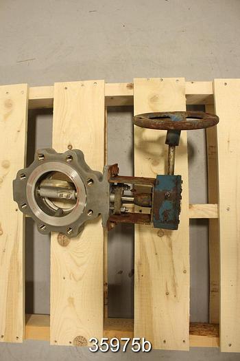 Used Neles Jamesbury 4 815L TT 3600MT 4" Hand Operated Butterfly Valve #35975