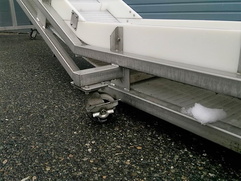 Used 22′ long Incline Conveyor