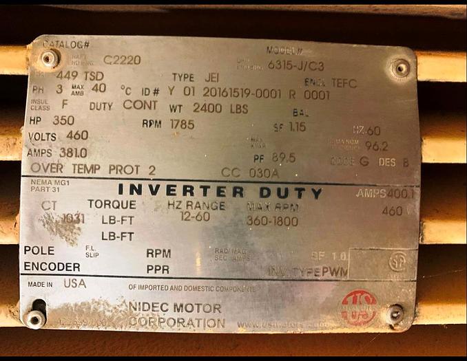 Used Mill, Hosokawa Mikro-ACM 300, 350 HP, Self Classified Mill #C744459