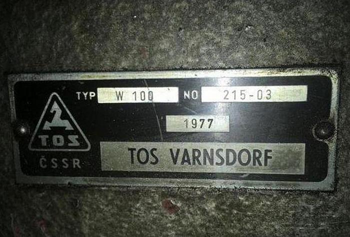 Used Borer Horizontal Table Type W100