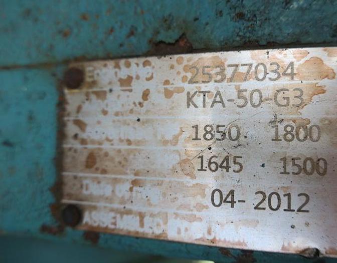 Gebraucht 2012 Cummins KTA50G3