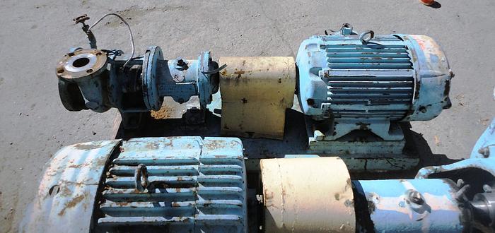 Used Pump, Centrif., 15 HP, S/st, 3" X 2" X 6", Dean Bros, #S611622