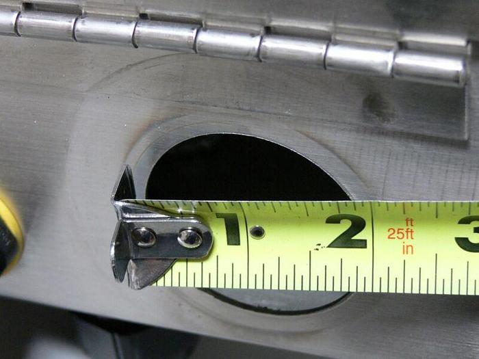 Used Hoffman J BOX A606CHNFSS HINGED COVER 6" X 6" X 4"