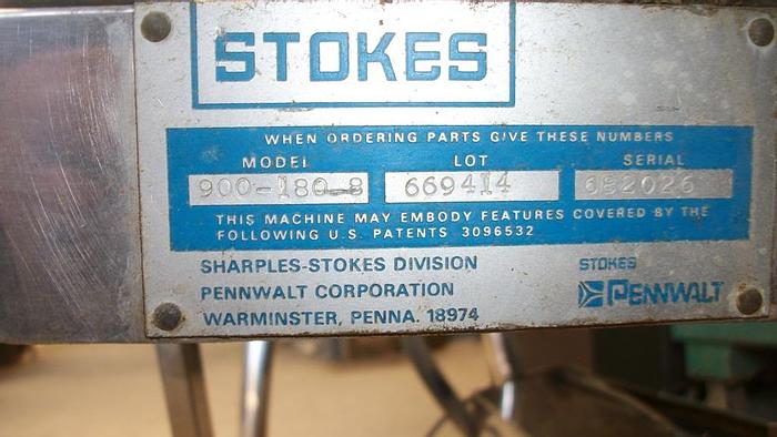 Used Polisher, Capsule, Stokes, Mdl 900-180-8, #S740508