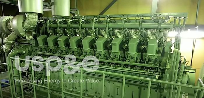 Used 11.4 MW 2004 Used Niigata 18V22AG Natural Gas Generator Sets