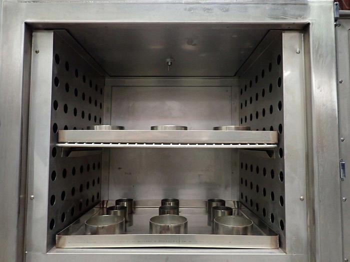 Used Blue M Model OV-510A-2 Laboratory Oven Furnace with Trays & Exhaust Connection
