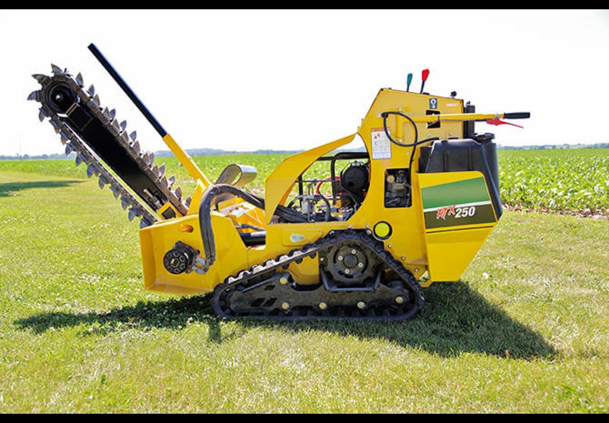 Used Vermeer RTX250 Walk‑Behind Track Trencher 