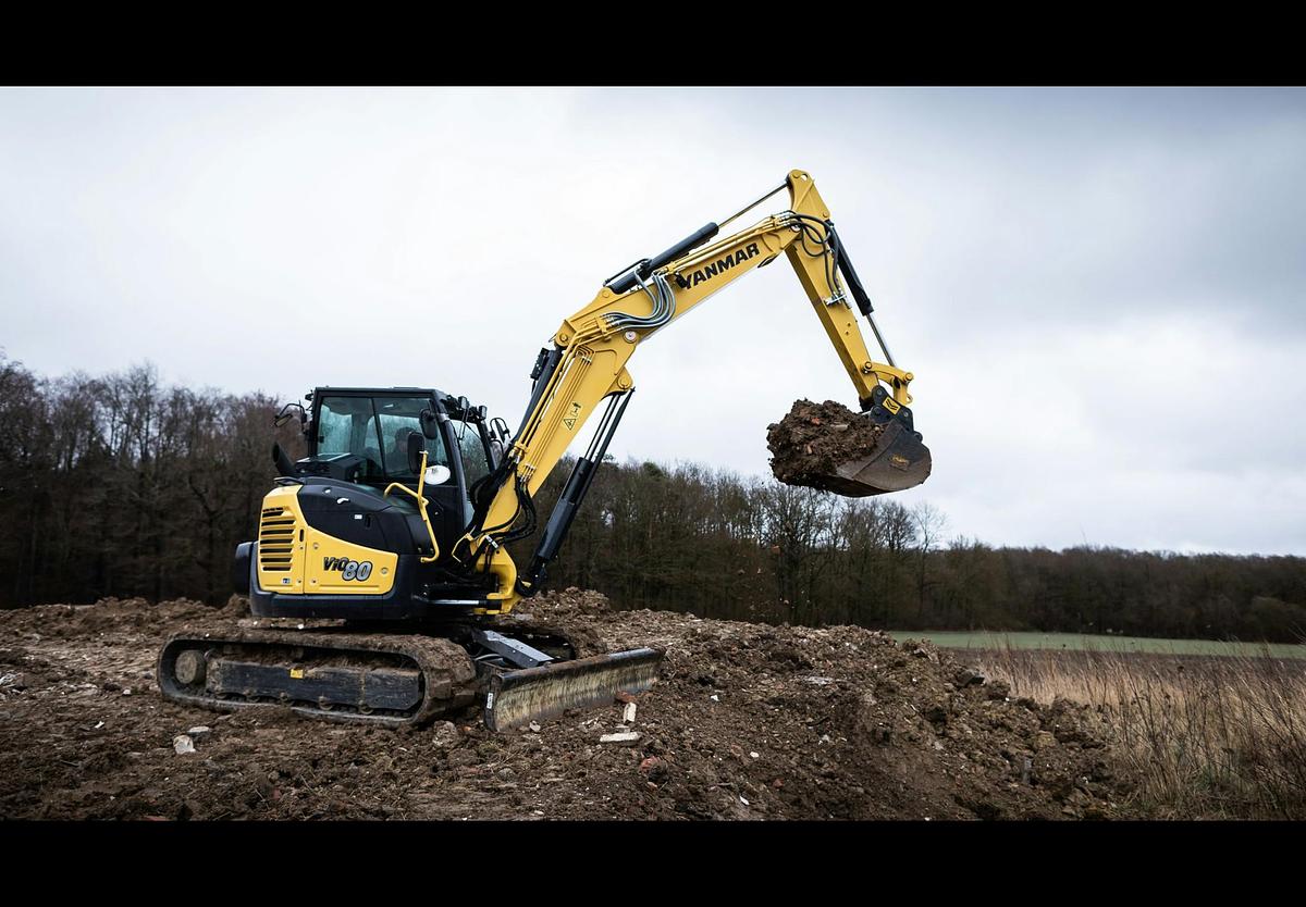 Used Yanmar ViO80 18K–20K mini excavator