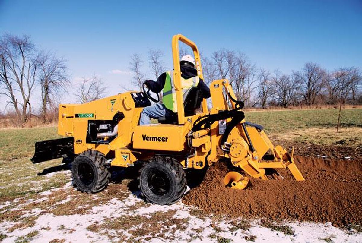 Used Vermeer RTX450 – Ride‑On Trencher