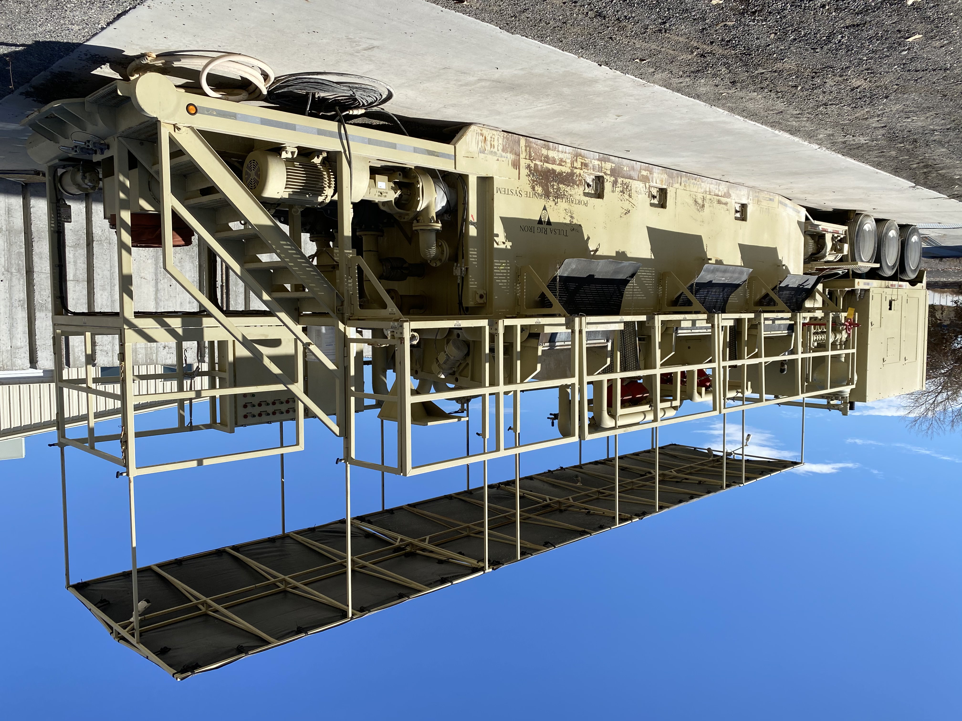 Used Tulsa Rig Iron Portable Bentonite System