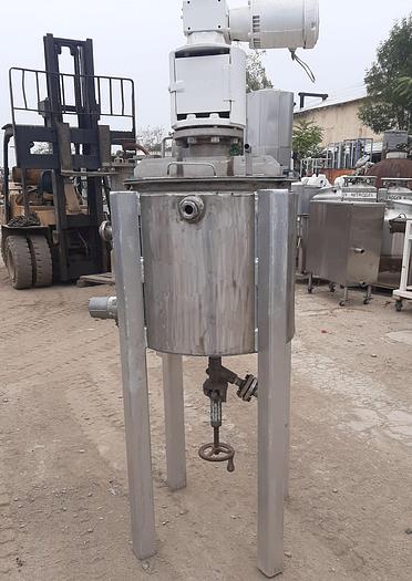 Used Tank, 45 Gallon, 304 S/st, Jkt, Agit, FT/CB #S744703