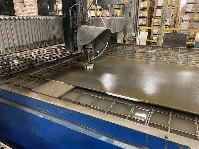 Used 2008 ALLTRA CORP. MODEL PG14-12 WJ, 120" X APPROX. 468" 2 HEAD GANTRY STYLE CNC WATER JET