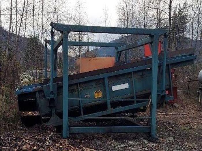 Used ACROWOOD MODEL 1215 SUSPENDED ROTARY CHIP SCREEN