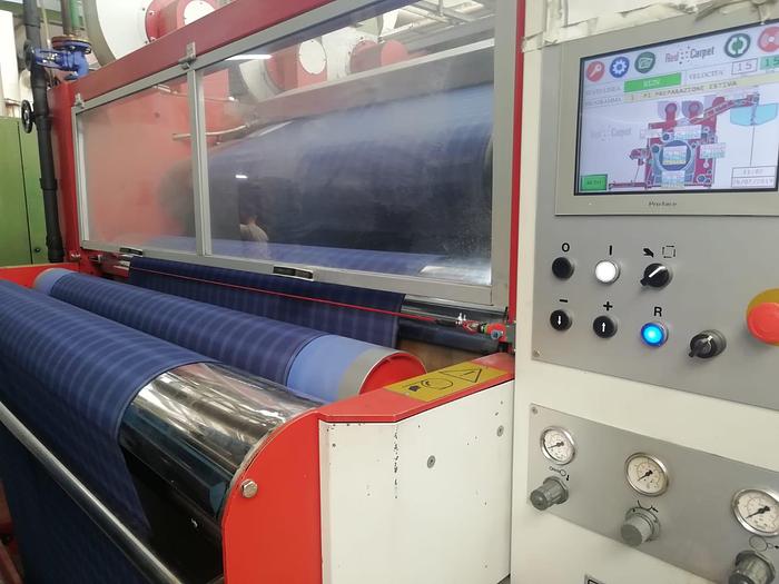 Used DECATISER- CONTINUOUS RED CARPET  WOOL POWER