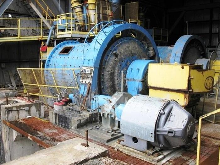 Used Mill, Ball, 9' X 12', Allis Chalmers, Wet Grind, 650 HP (2) #D741924