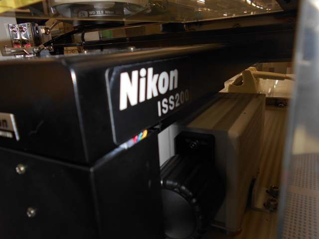 Used Nikon NWL860 Wafer Loader With ISS200 Microscope
