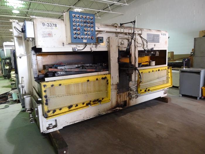 Used EXCELLO 3251S ROTO FLO 48" SPLINE ROLLER WITH PART SHIFT/SPLIT RACK 48" UNDERARM CENTER SUPPORT