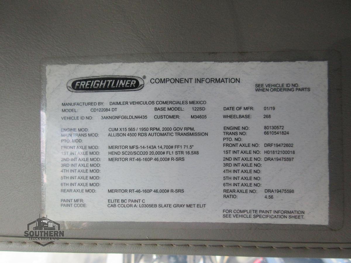 Used 2020 FREIGHTLINER 122SD