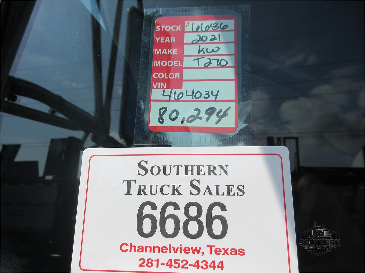 Used 2021 KENWORTH T270