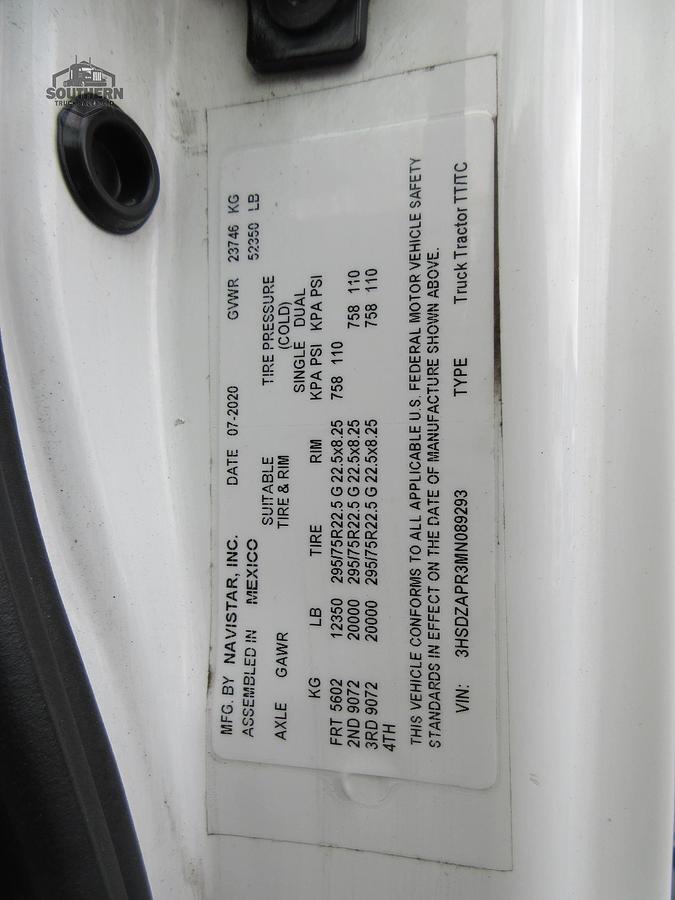 Used 2021 INTERNATIONAL LT