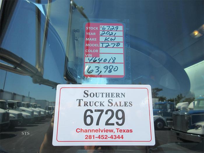 Used 2021 KENWORTH T270