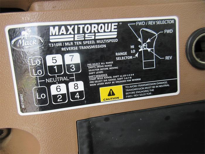 Used 2013 MACK GRANITE GU713