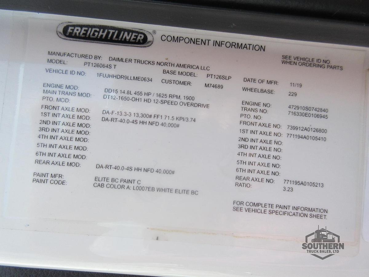 Used 2020 FREIGHTLINER CASCADIA 126