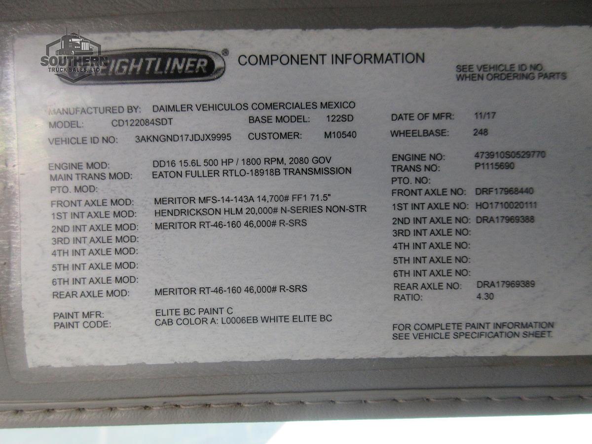 Used 2018 FREIGHTLINER CORONADO 122 SD