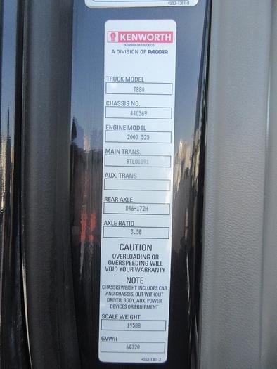 Used 2021 KENWORTH T880