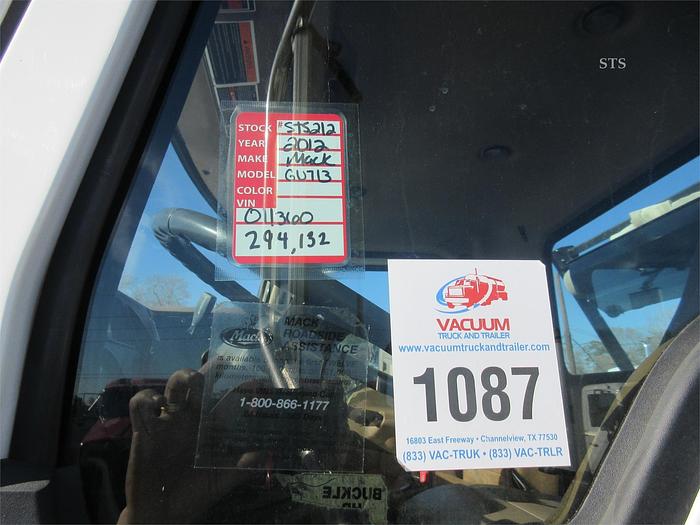 Used 2012 MACK GRANITE GU713