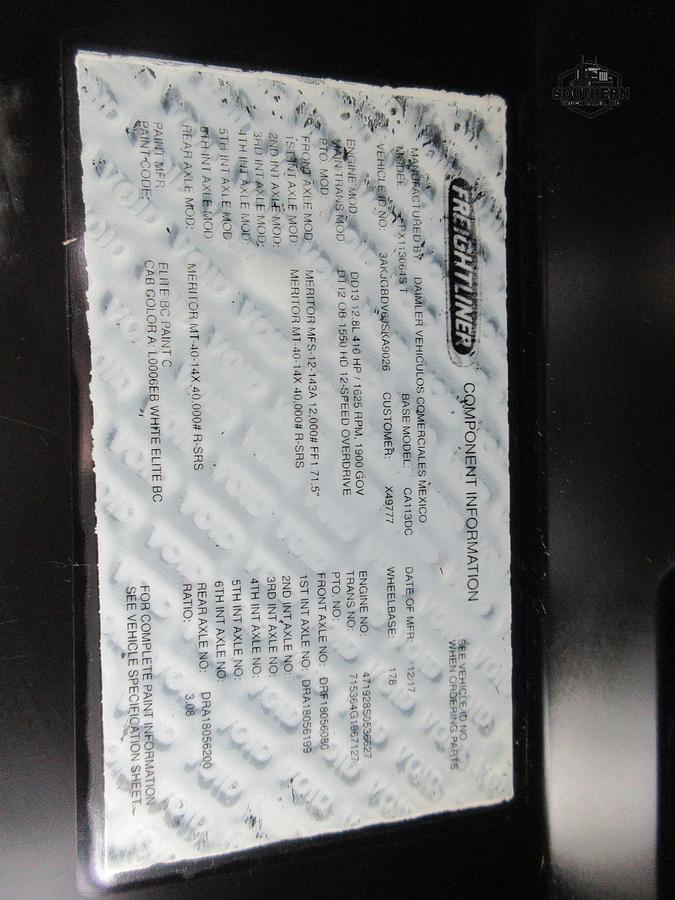 Used 2018 FREIGHTLINER CASCADIA 113