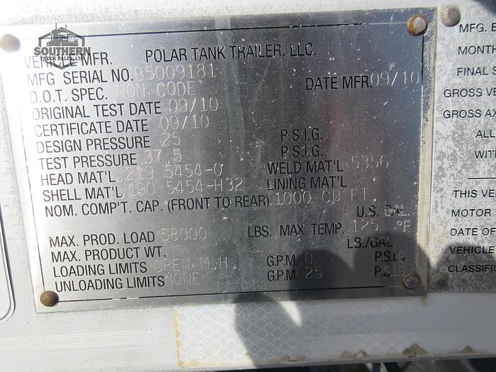 Used 2011 POLAR 41 ft