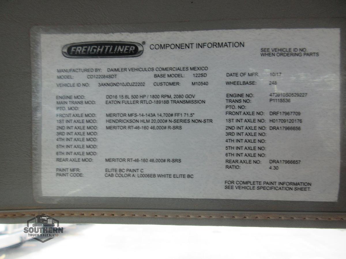 Used 2018 FREIGHTLINER CORONADO 122 SD