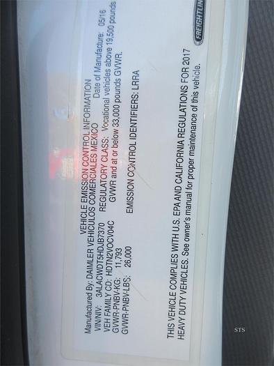 Used 2017 FREIGHTLINER BUSINESS CLASS M2 106