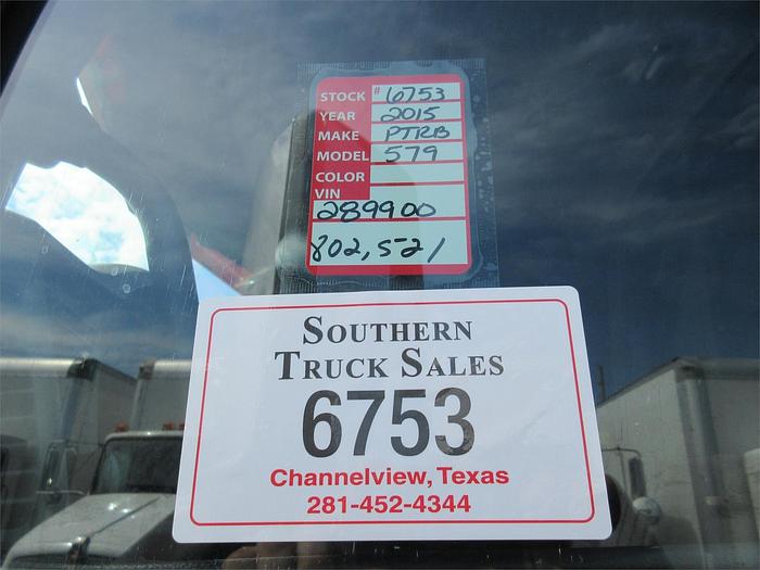 Used 2015 PETERBILT 579