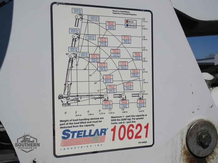 Used 2012 STELLAR 10621 MOUNTED ON 2012 PETERBILT 337