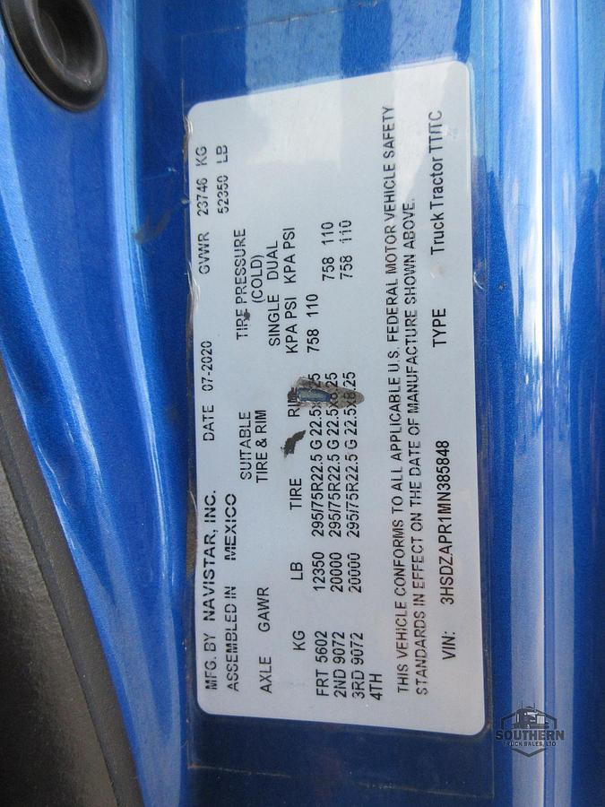 Used 2021 INTERNATIONAL LT