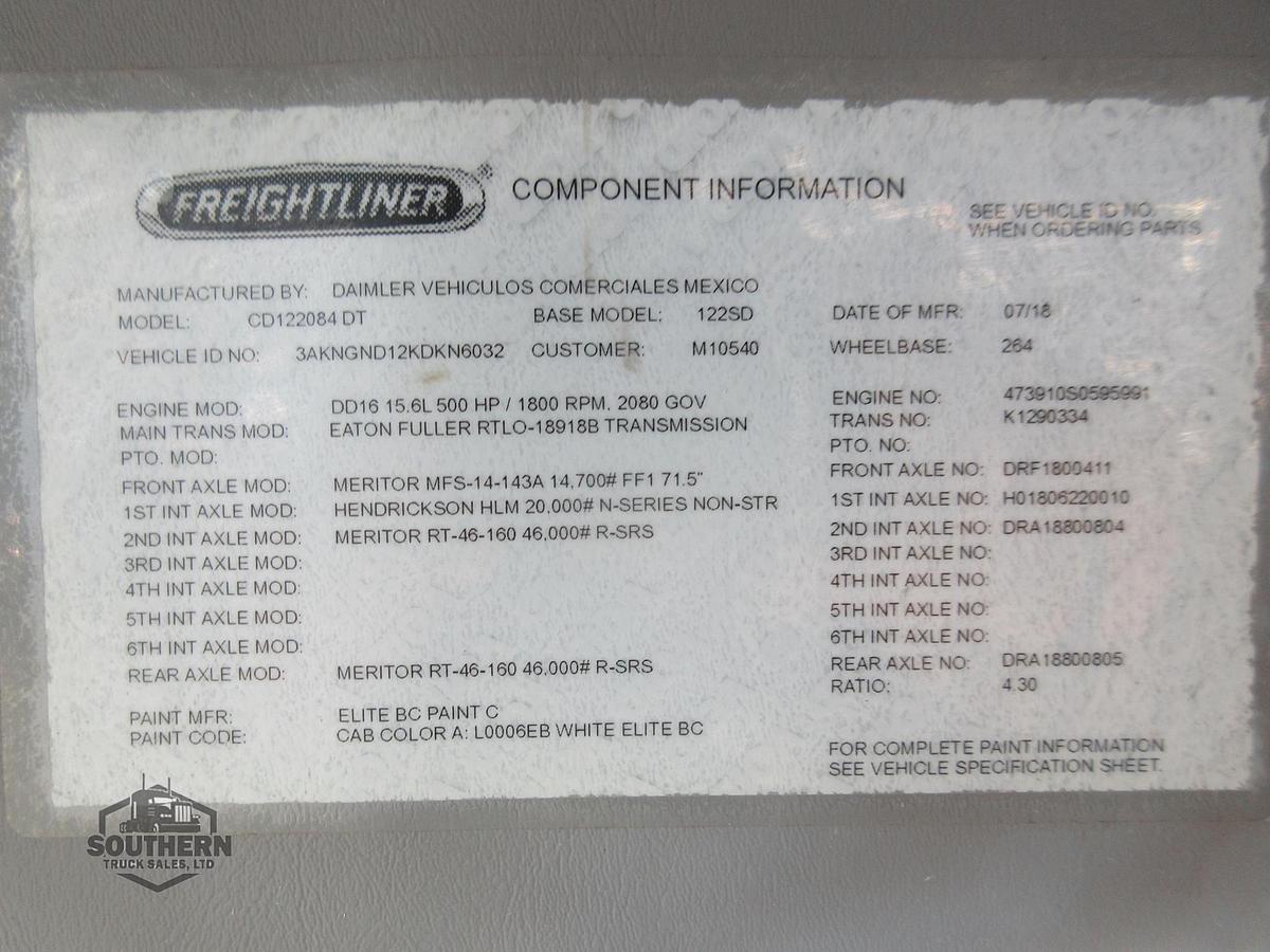 Used 2019 FREIGHTLINER CORONADO 122 SD