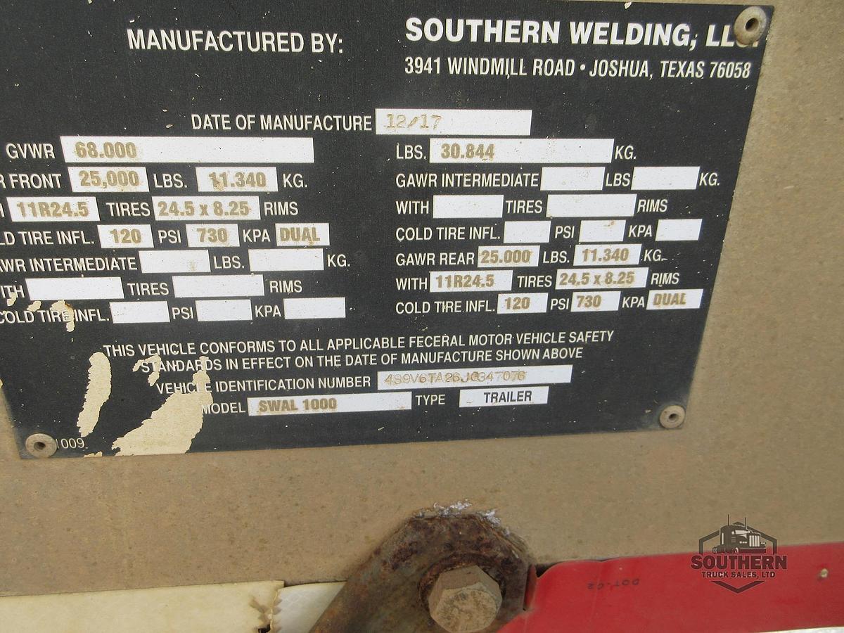 Used 2018 SOUTHERN WELDING 1000 cu ft