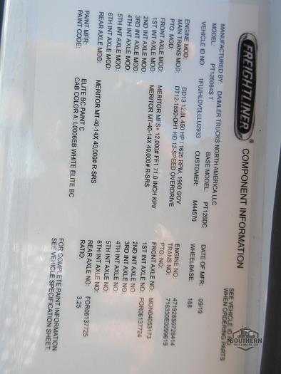 Used 2020 FREIGHTLINER CASCADIA 126