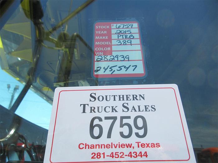 Used 2015 PETERBILT 389