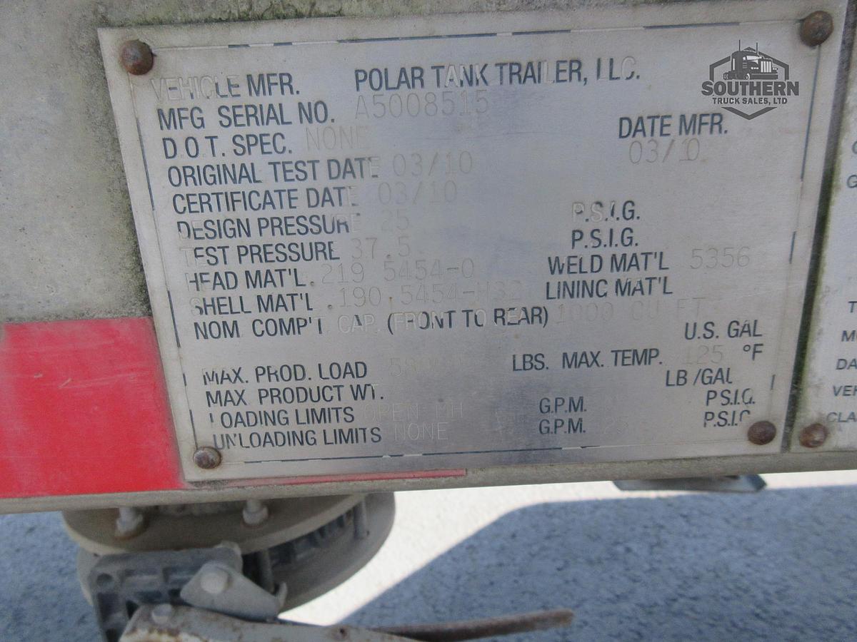 Used 2010 POLAR 1000 cu ft
